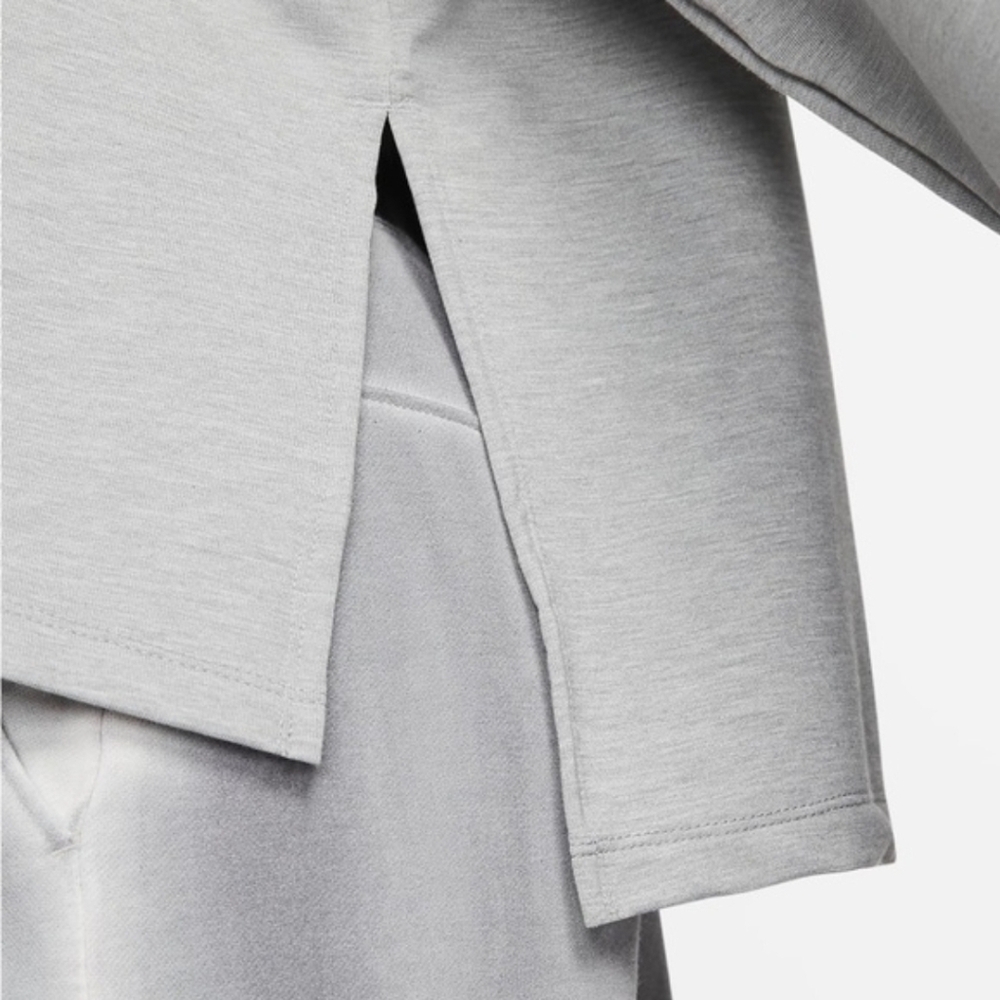 Nike Yoga Dri Fit Oversize Hoodie Particle Grey | Women's Size L - Picture 3 of 12